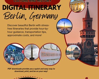 48-Hour Berlin Germany Travel Itinerary: Culture and History, Wanderlust, European Destinations, Digital Download