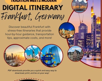 Frankfurt Germany Itinerary: 48-Hour Travel Plan (Digital Download)