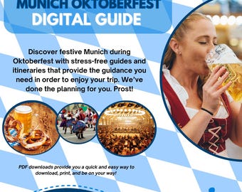 Oktoberfest Munich Travel Guide – 7-Day Itinerary (Digital Download)