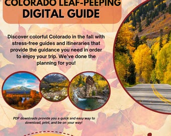Colorado Fall Leaf Peeping Guide – Digital Download | Travel Itinerary