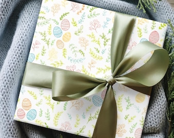 Easter Gift Wrap, wrapping paper, Easter gifts, spring gifts, Easter stockings, gifts, gift wrap, Easter decor, spring decor, home decor