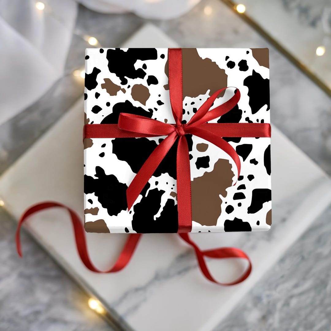 Inspiring Cow Print Wrapping Paper Images