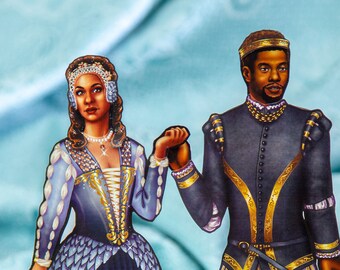 Swan Lake Paper Dolls~ Fairy Tale Paper Dolls~ Renaissance Fashion Dolls~ Fairytale Dolls~ Princess Odette~ Paper crafts