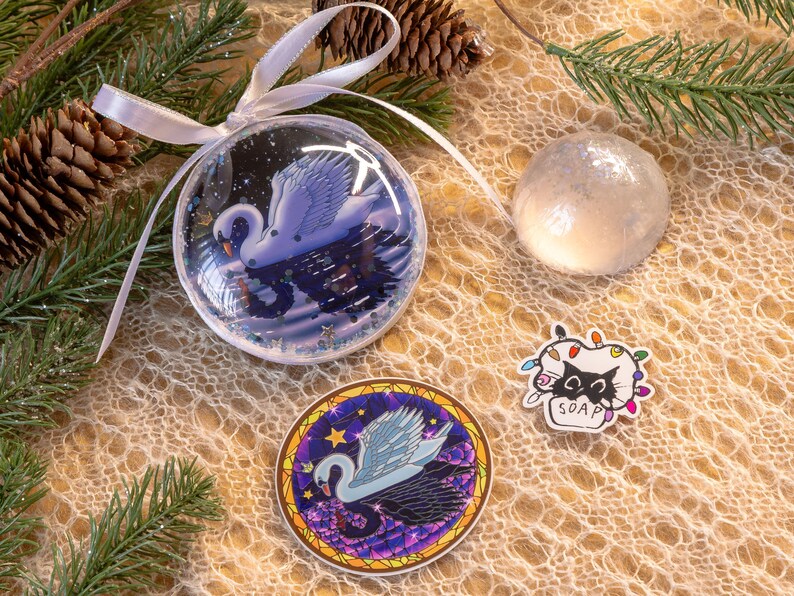 Swan Lake Gift Set Fairy Tale Paper Dolls Handmade Soap Etsy