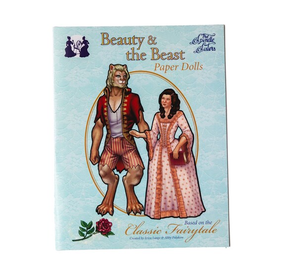 beauty and the beast paper dolls
