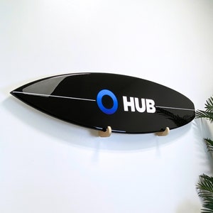 Custom Logo Single Color Surfboard Wall Hanger