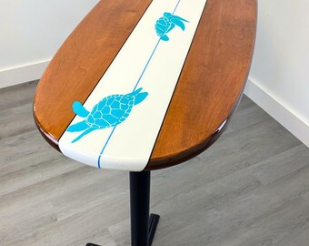 Surfboard Bar Table & Table Top – the Original Padillac - Etsy