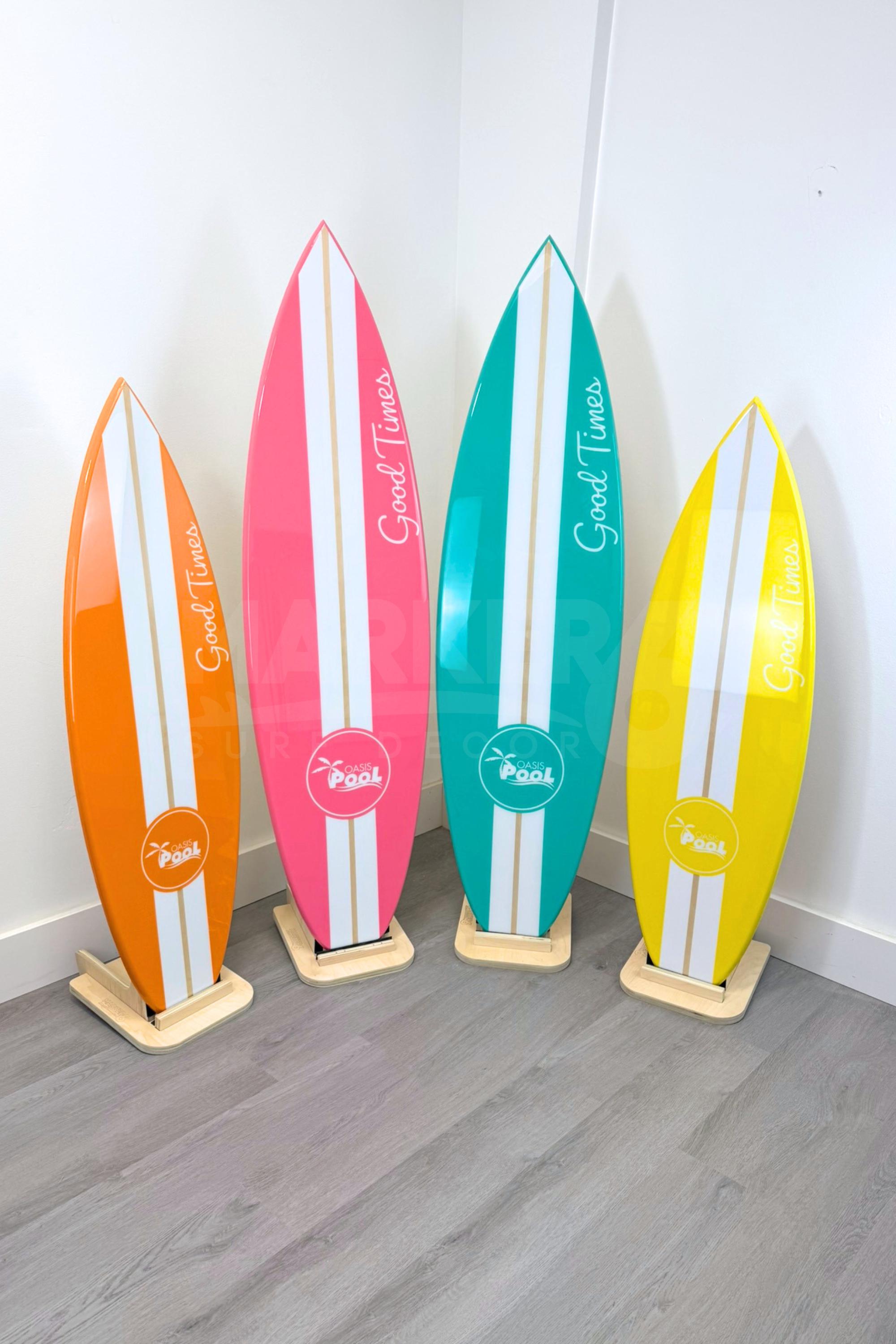 The Huntington Glossy Surfboard Wall Art - Etsy