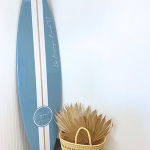 The Huntington Glossy Surfboard Wall Art
