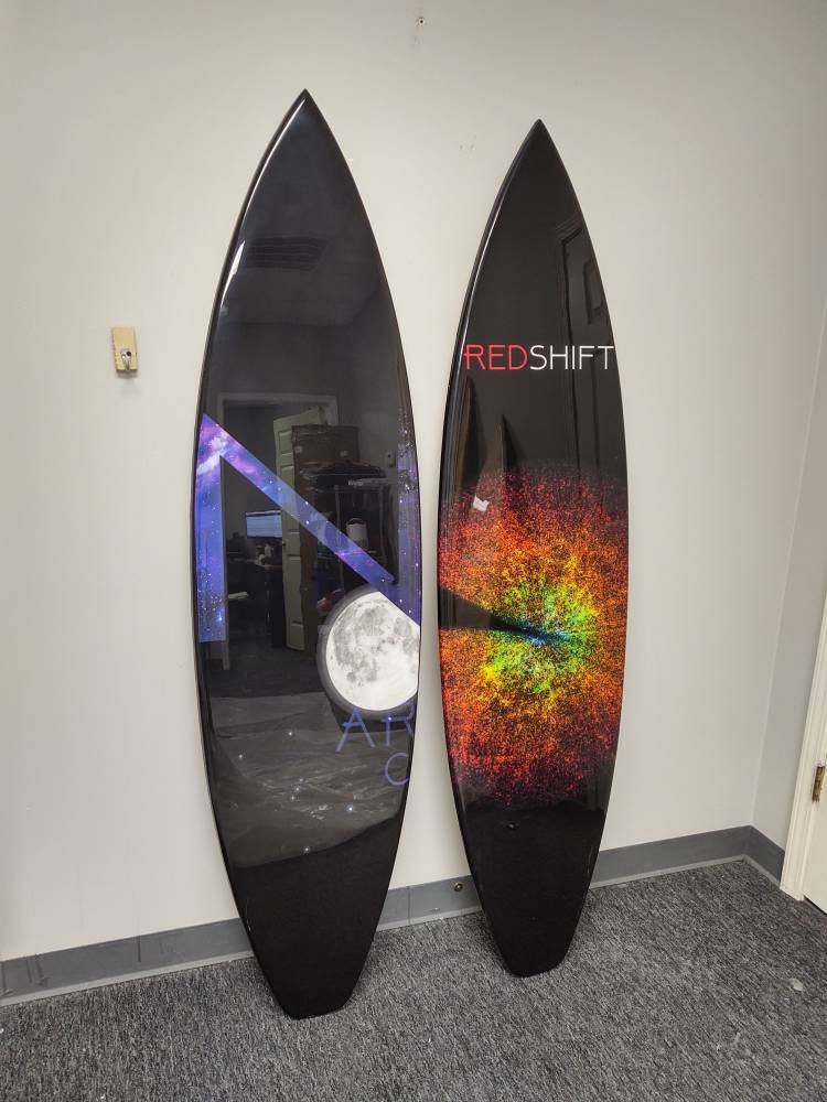 Custom Vinyl Wrapped Surfboards Etsy