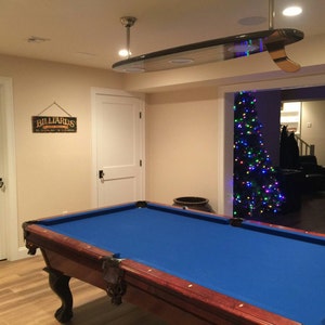 Surfboard Pool Table Light With Color Changing Led's - Etsy