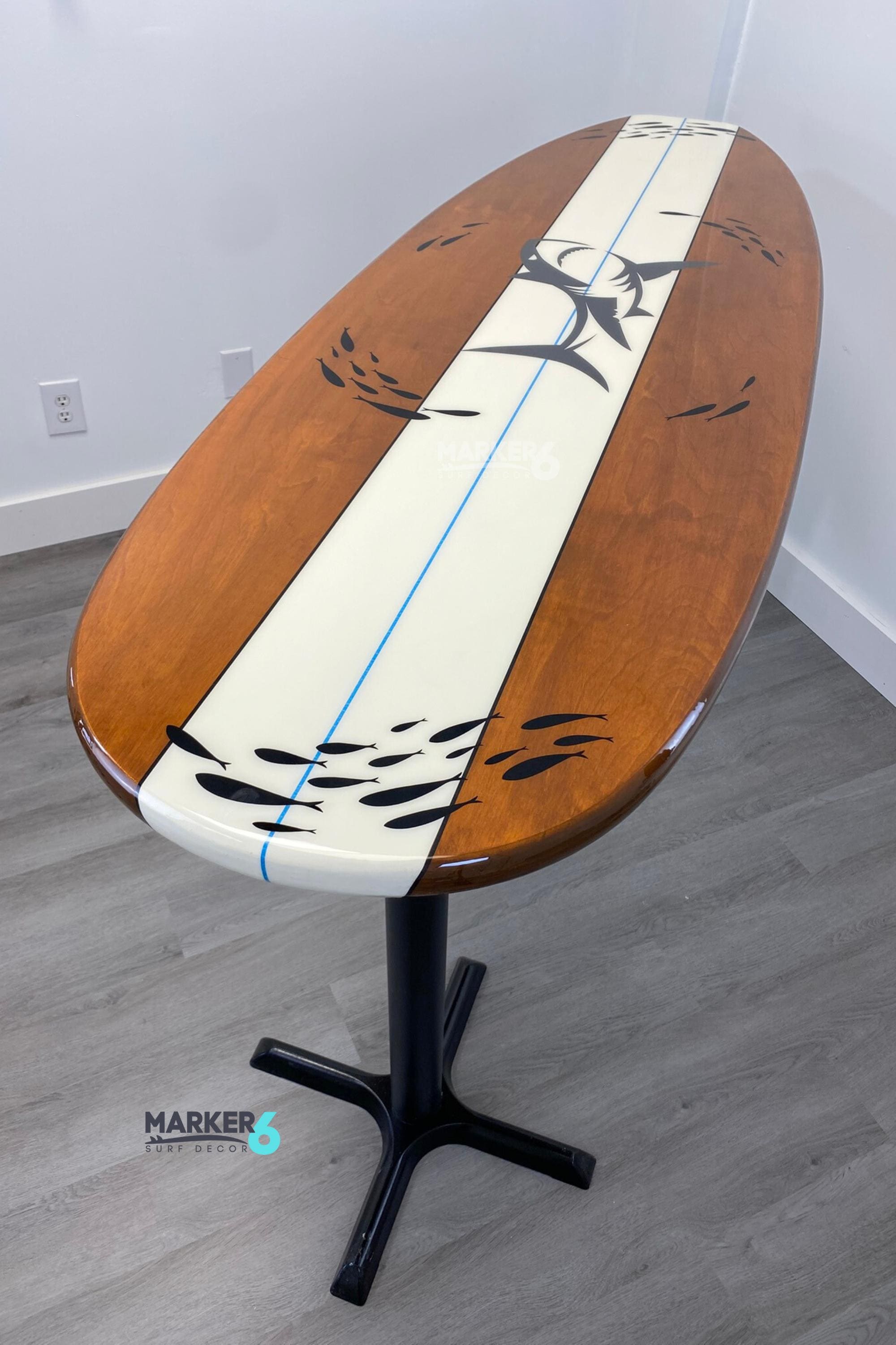 Surfboard Bar Table & Table Top – the Original Padillac - Etsy