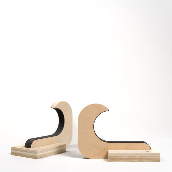 Wood Wall Mounted Hooks For Surfboard Wall Décor