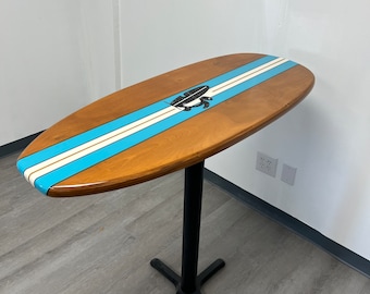 The Riptide Surfboard Pub and Bar Table