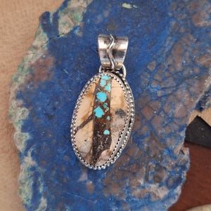 Royston Ribbon Turquoise Pendant