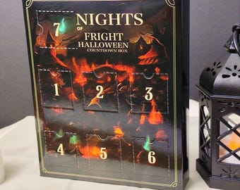 31 Nights Of Fright Advent Box 2025 Halloween Countdown Calendar Advent ...