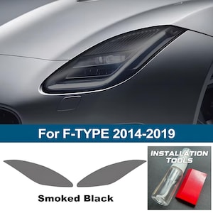 Kit completo de película protectora antiarañazos para faros delanteros Jaguar F-Type 2014-2019 (izquierdo + derecho)