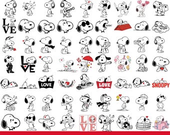 Cute Pink Dog SVG Bundle, Birthday Dog Clipart, Cartoon Dog Designs, Cute Puppy SVG, Cricut Cut Files, Silhouette, Digital Download