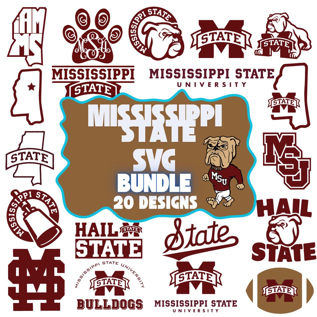 Mississippi State Svg Png Bundle, Mississippi State, Pride Mississippi ...