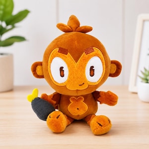 Pluszowa małpka Dart Monkey, pluszowe zwierzątko Super Monkey King, miękki prezent dla gracza