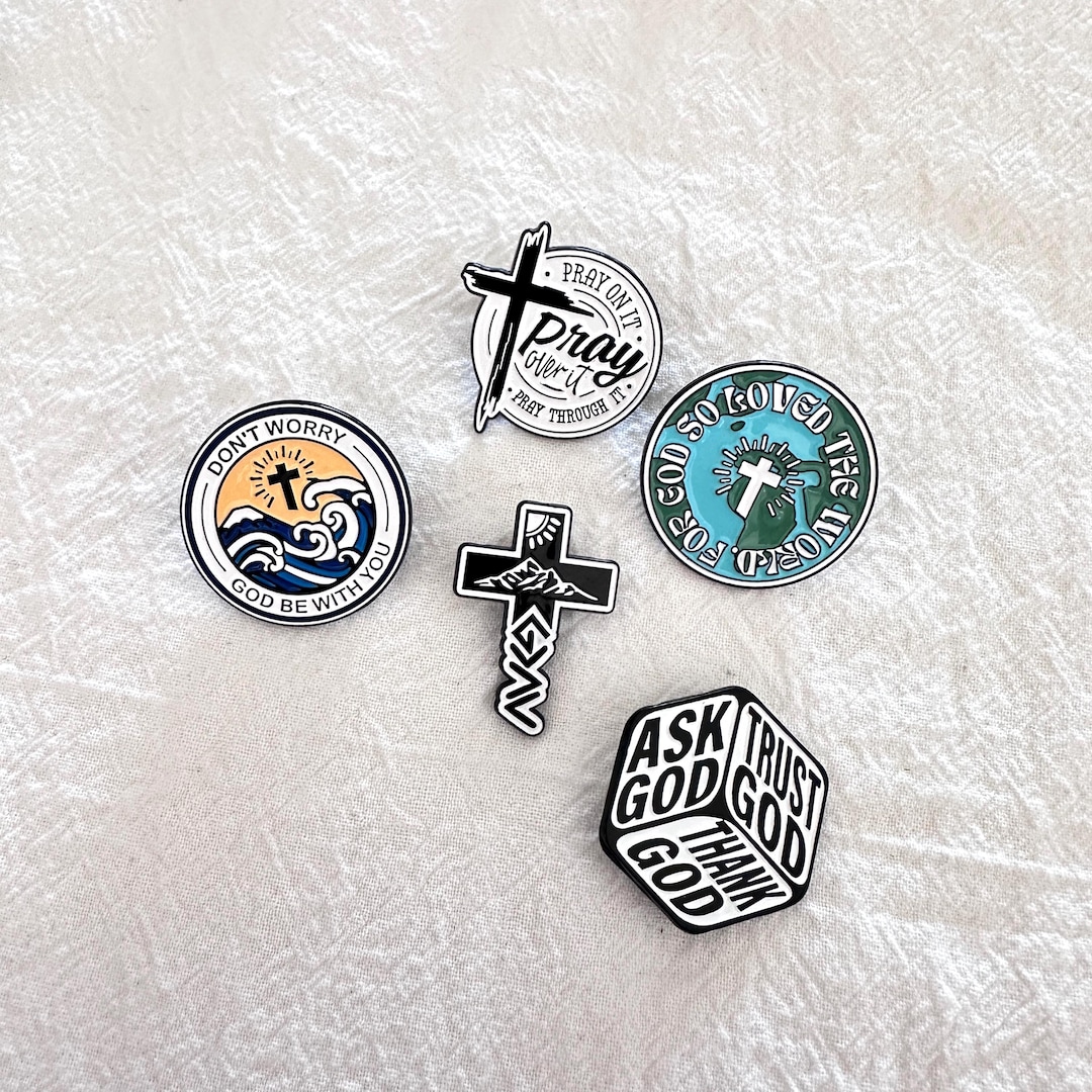 Not Religious Pin Religious Enamel Pins Jesus Badge Christian Brooch, Gift for Christian ...