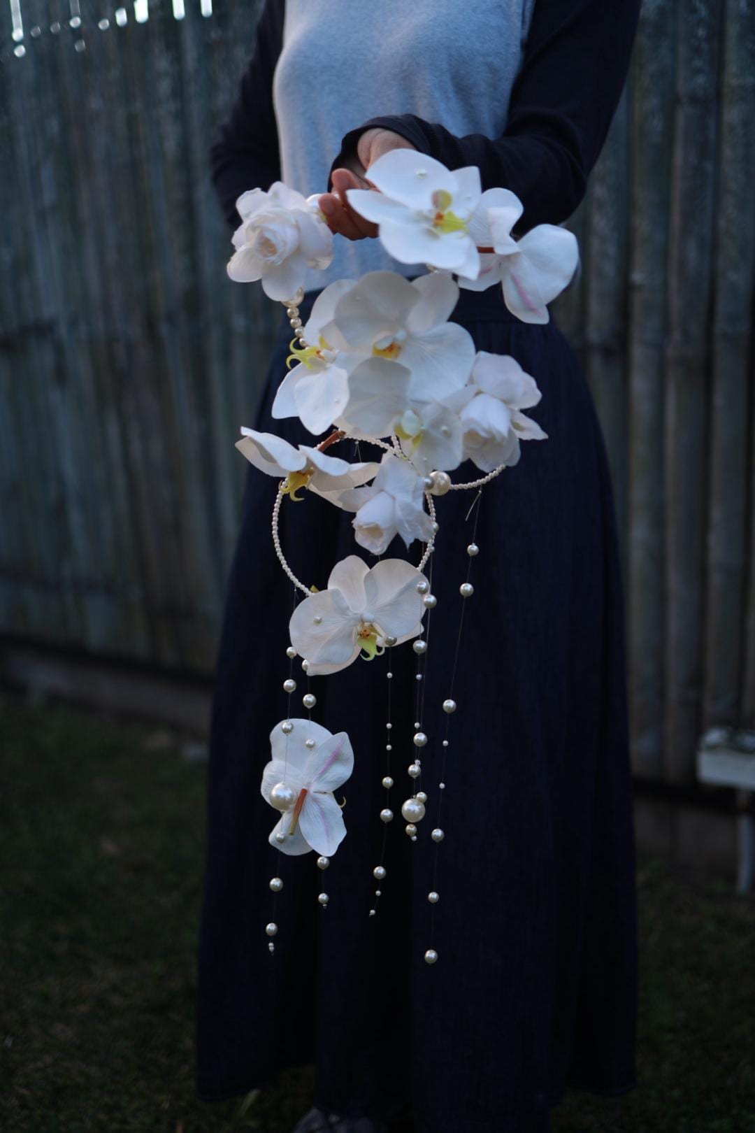 Pearl Hoop Bouquet - Etsy