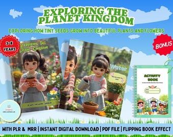 Kids Plant Science eBook | Plant Life Cycle, STEM Learning Activity (Digital Download)