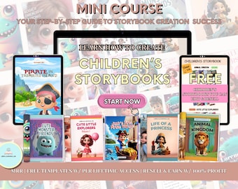 Children’s Storybook Creation Mini Course | Kids Book Writing & Illustration | Canva Digital Course for Beginners