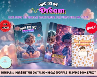 Why Do We Dream? Kids Sleep Science eBook + Dream Journal Bundle | Instant Digital Download