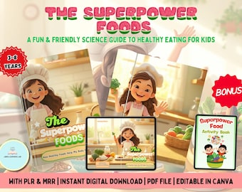 Kids Nutrition Science eBook | Healthy Food Learning for Ages 3–8 + Bonus Activity Book