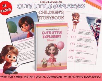 Kids Storybook | Little Explorer, Moral Lessons (Digital Flipbook PDF Download