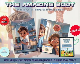 Human Anatomy eBook for Kids – The Body + Bonus Activity Book (PDF Download)