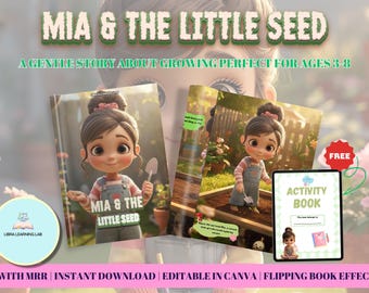 Mia and the Little Seed Storybook | BONUS Kids Activity Book | Children's Storybook (Instant Digital Download)