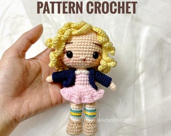 Telekinetic Girl Eleven Amigurumi Pattern | Crochet Doll Pattern PDF