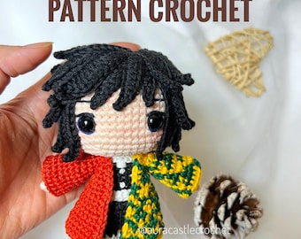 Water warrior Boy Inspiriert Anime Häkelanleitung PDF | Fantasy Amigurumi Muster