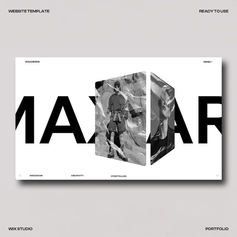 Creative Portfolio Website Template (Wix Studio) image 3