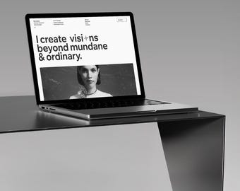 Modern Portfolio Website Template | Wix Studio | Editorial Style for Creatives, Agencies & Artists