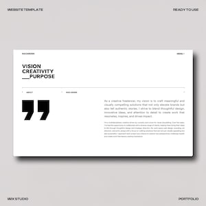 Creative Portfolio Website Template (Wix Studio) image 5