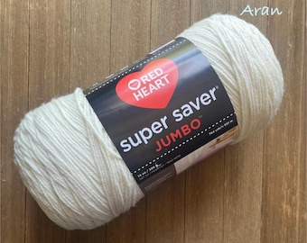 Red Heart Super Saver Yarn,  Aran , 14 oz, Ready to ship