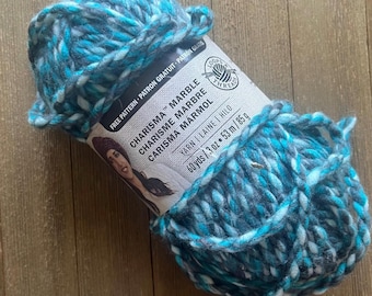 Loops and Threads Charisma Marble, 100% Acrylic, Cardinal,  Ready to ship