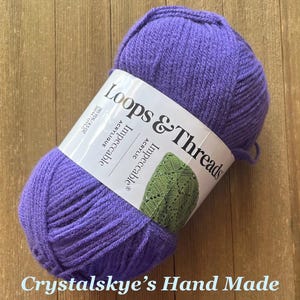 Loops and Threads Impeccable 100% Acrylic, 4.5 oz. Worsted Weight  Ready to ship