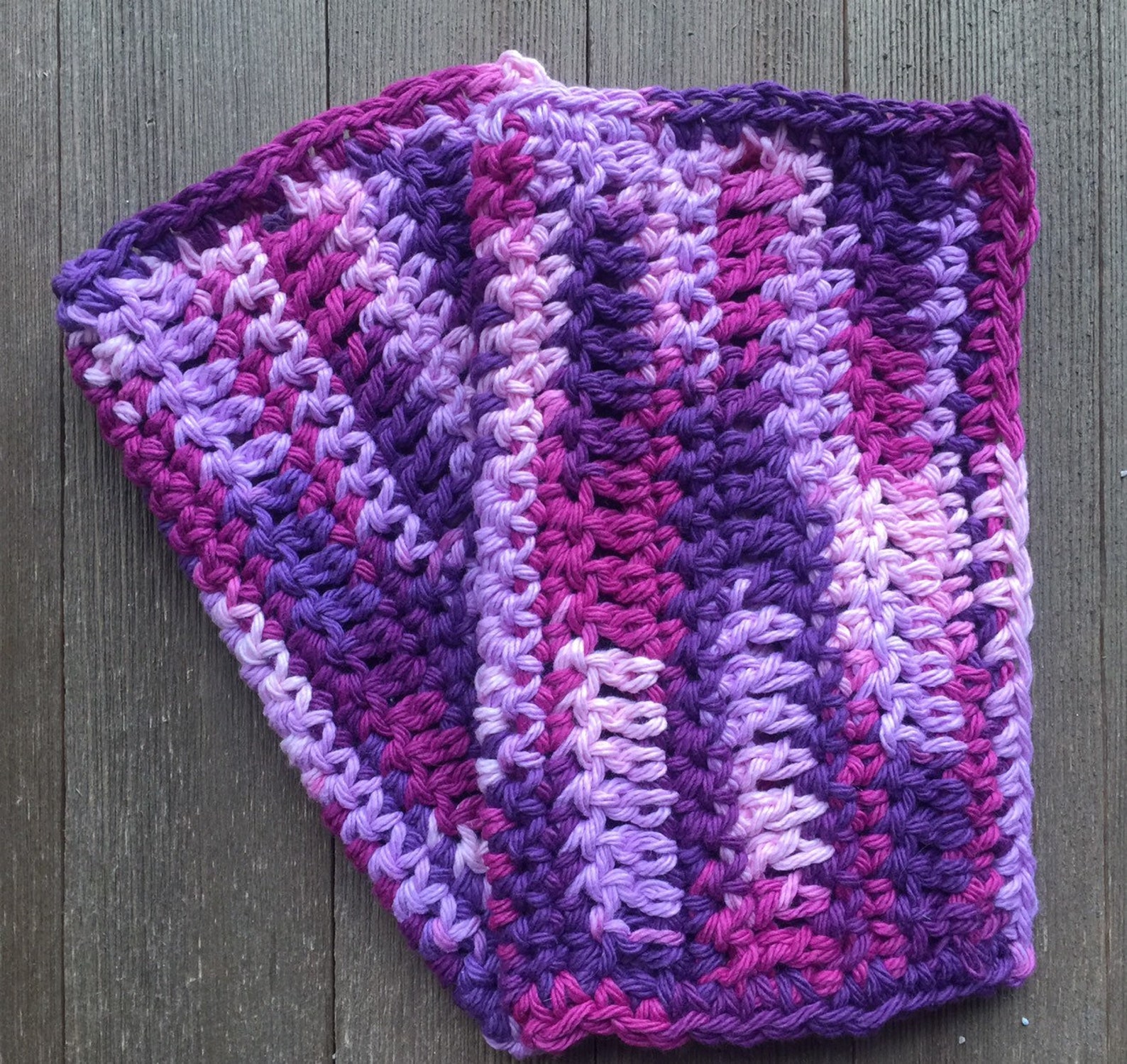 Dish Cloths Made With 100 Cotton Yarn in the Color Garden Etsy