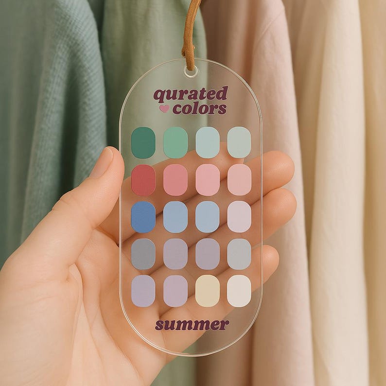 Acrylic Seasonal Color Guide for Style Matching – Spring, Summer ...