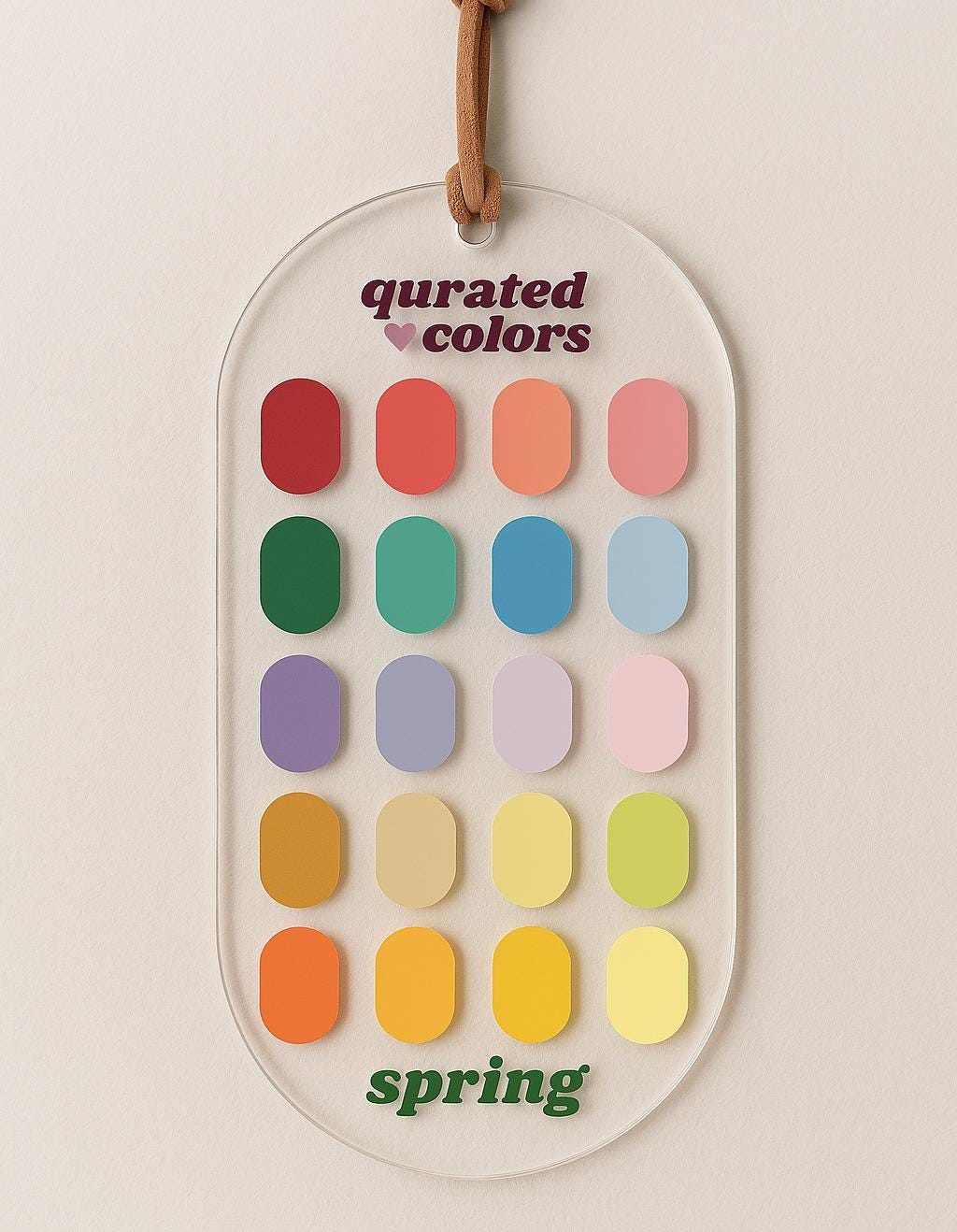 Acrylic Seasonal Color Guide for Style Matching – Spring, Summer ...