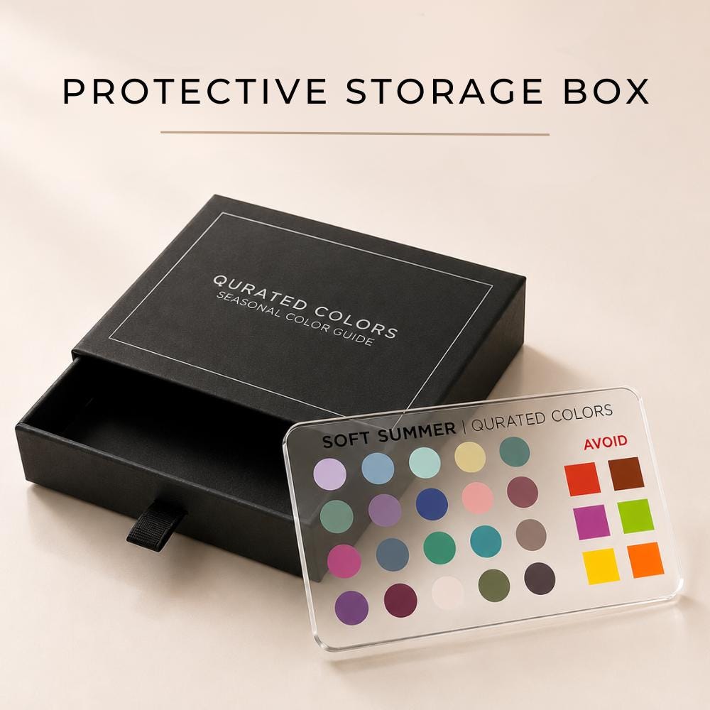 Seasonal Color Analysis Guide – 12 Subseason Palettes, Acrylic Credit ...