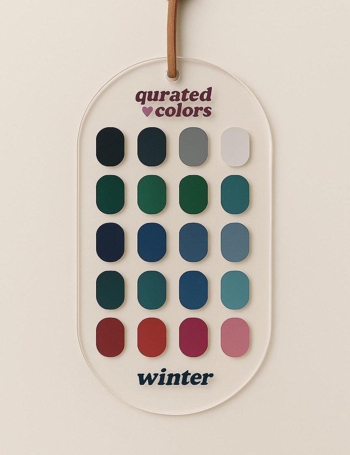 Acrylic Seasonal Color Guide for Style Matching – Spring, Summer ...