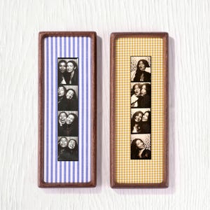 Cadre en tissu pour tapis pour photomaton, bois massif, 10 couleurs, cadeau pour maman et papa