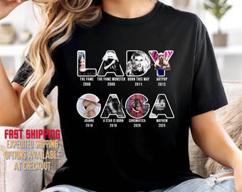 Lady Gaga Mayhem Album Shirt - Soft, Unisex Concert Tee - Comfort Colors and Bella+Canvas Shirts, Gildan Sweatshirt and Hoodie