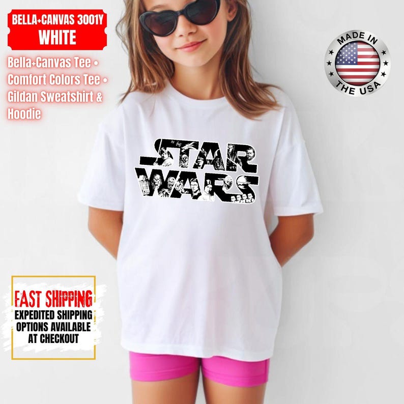 Disney Star Wars Shirt, Mandalorian Sweatshirt, Darth Vader Comfort Colors Shirt, Chewbacca Shirt, Star Jedi Shirt, Luke Skywalker Tee image 7