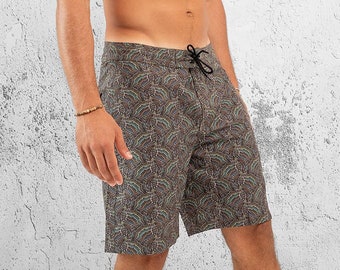 Psykedeliska herrbrädor - Surfshorts - Badbyxor - Strandkläder - Festivalbadkläder för män